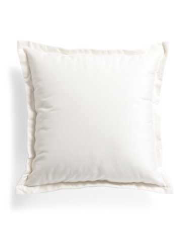 18x18 Velvet Flange Trim Pillow | TJ Maxx