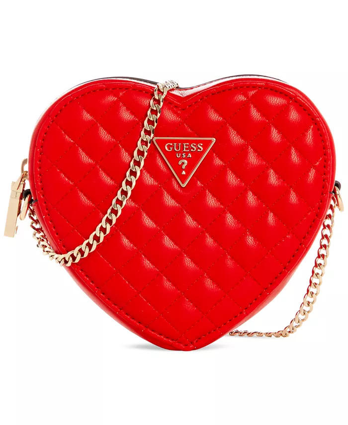 Rianee Quilted Heart Mini Crossbody Bag | Macy's