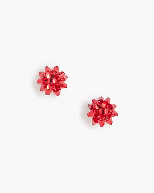 Gift bow stud earrings | J.Crew Factory