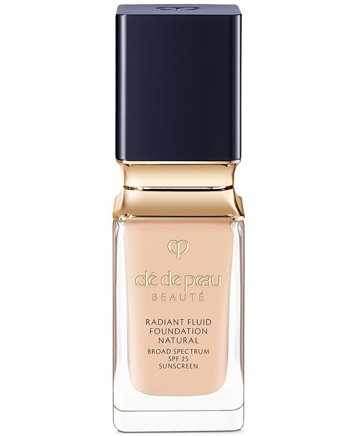 Clé de Peau Beauté Radiant Fluid Foundation Natural SPF 25 & Reviews - Makeup - Beauty - Macy's | Macys (US)