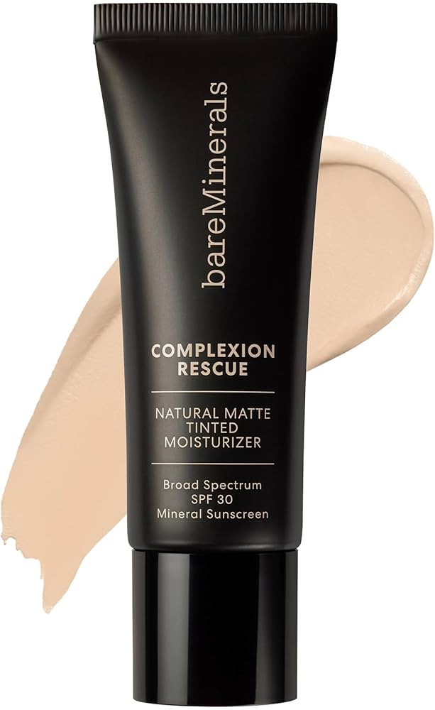 bareMinerals Complexion Rescue Natural Matte Tinted Moisturizer for Face with SPF 30, Mattifying ... | Amazon (US)
