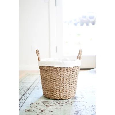 Tapered Woven Basket with Liner | Wayfair Professional