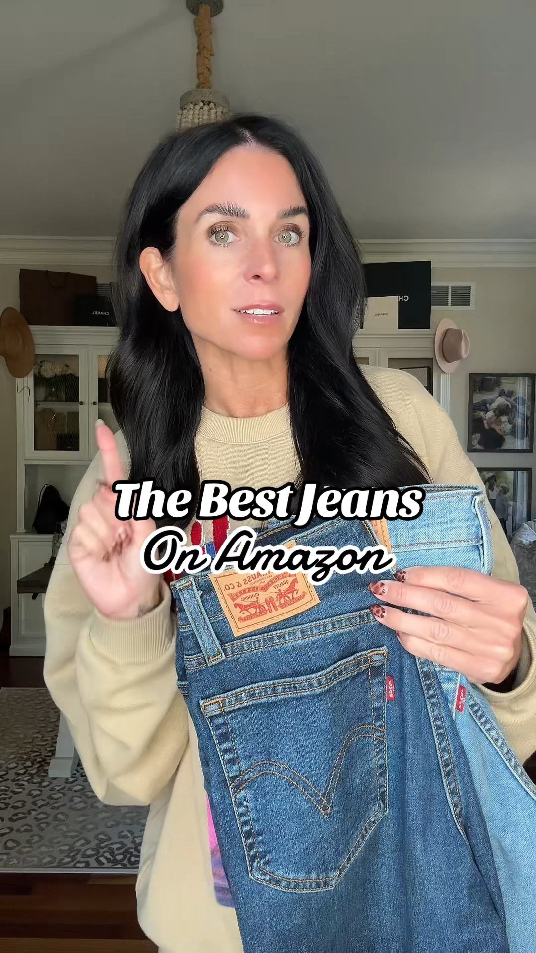 I wear a 26 in the jeans
Small jacket and sweater 

#LTKFindsUnder50 #LTKxPrimeDay #LTKSaleAlert