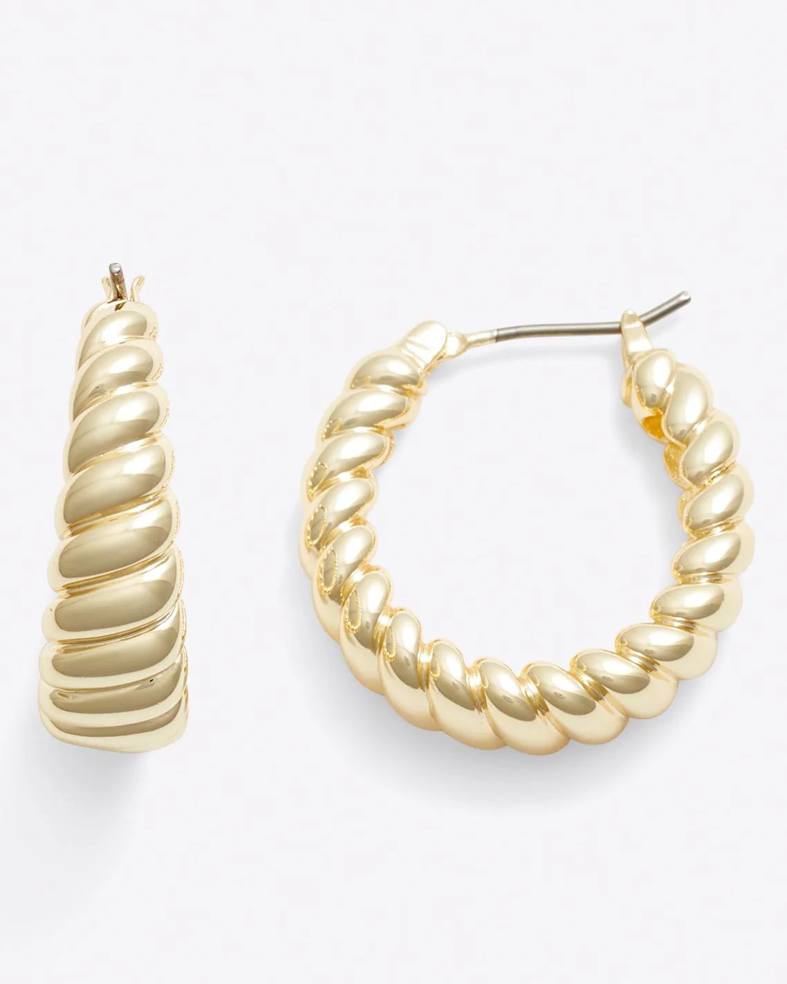 Tapered Croissant Hoops | Draper James (US)