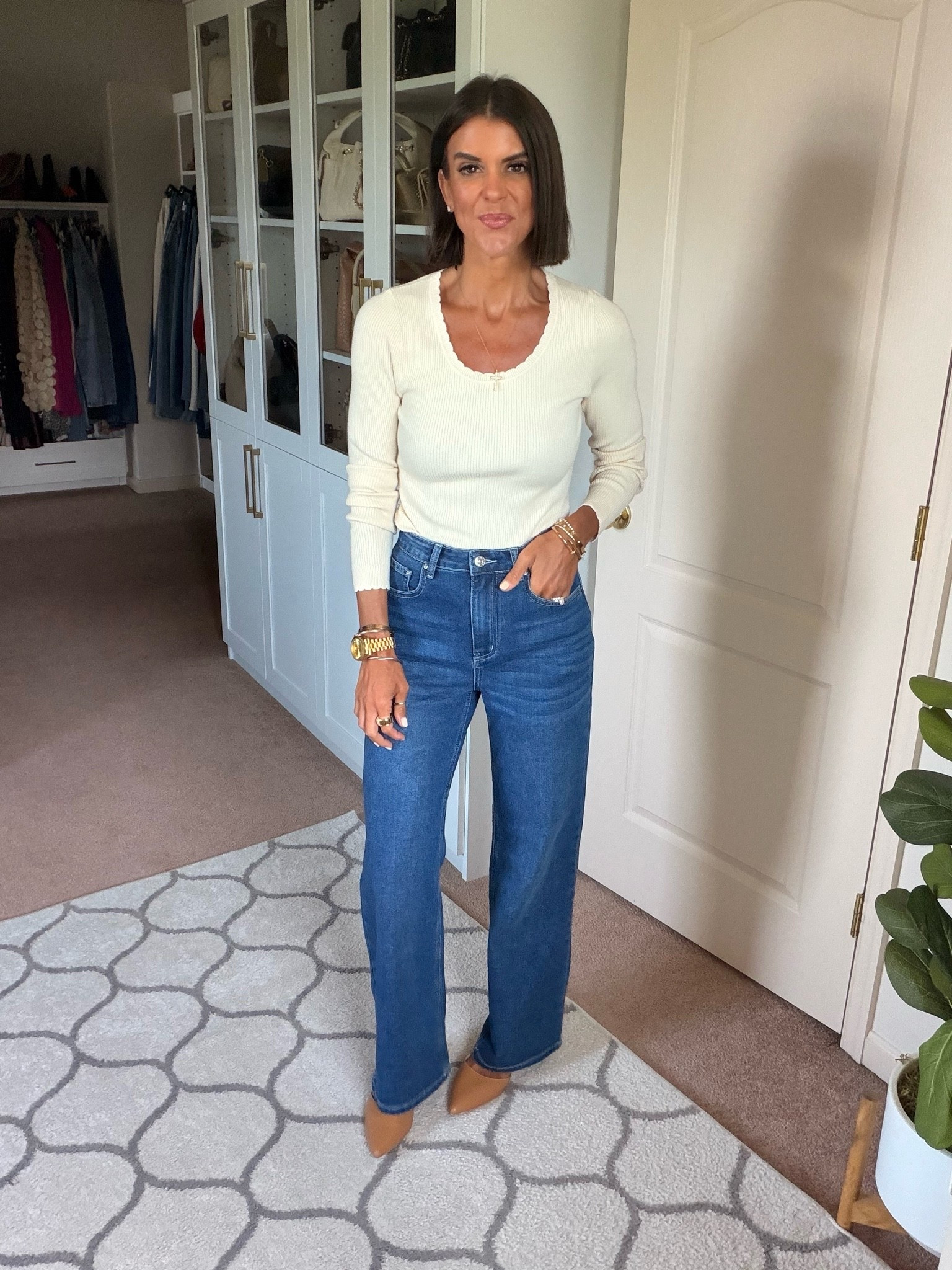 Size small in top size xs in jeans

#LTKdayinmylife #LTKgrwm #LTKootd