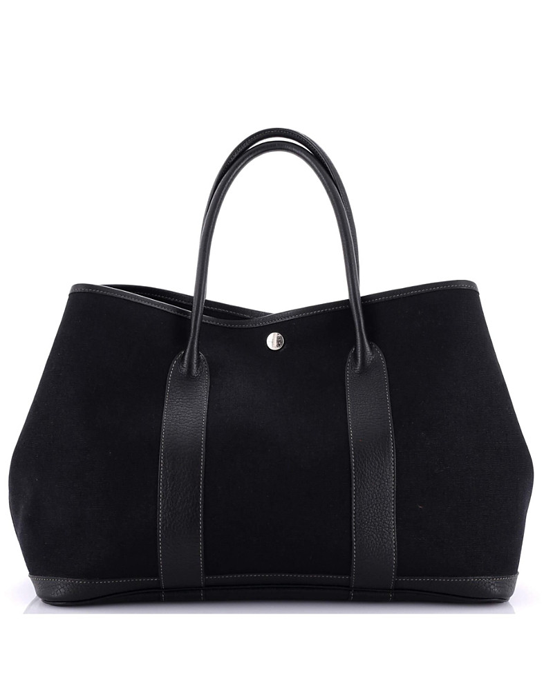 Pre-Owned Hermes 36 Garden Party Tote Toile and Leather | Bloomingdale's (US)