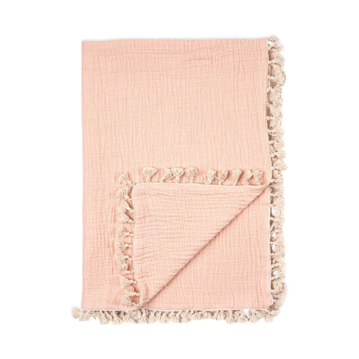 Crane Baby 6-Layer Muslin Baby Blanket with Tassel Edge | Target