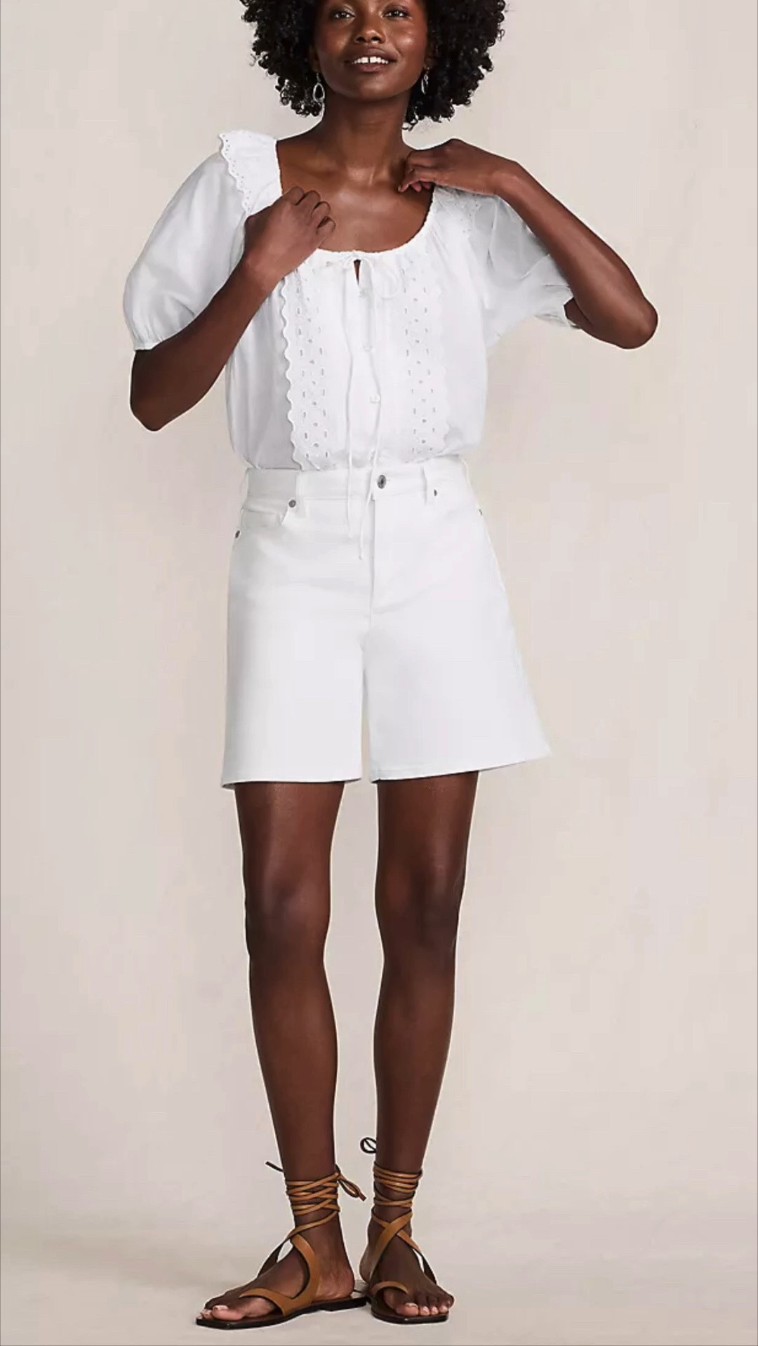 White cotton top code POOLPARTY today!