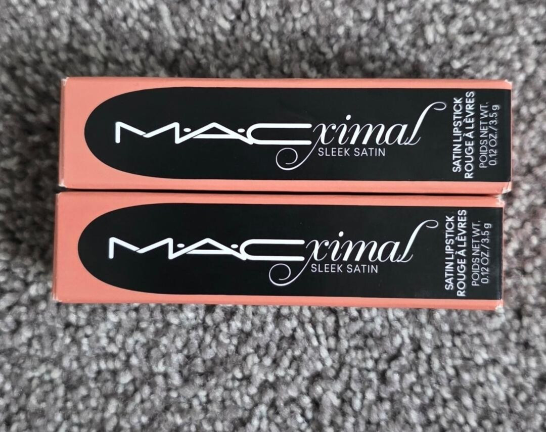 MAC 836 Fleshpot M.a.cximal Sleek Satin Lipstick, 2PK - Etsy | Etsy (Global)