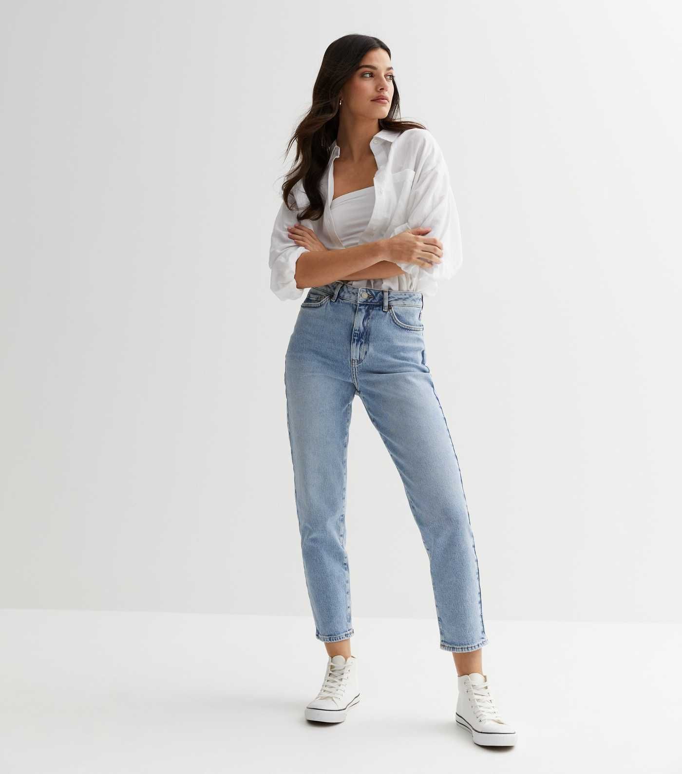 Pale Blue High Waist Tori Mom Jeans | New Look | New Look (UK)