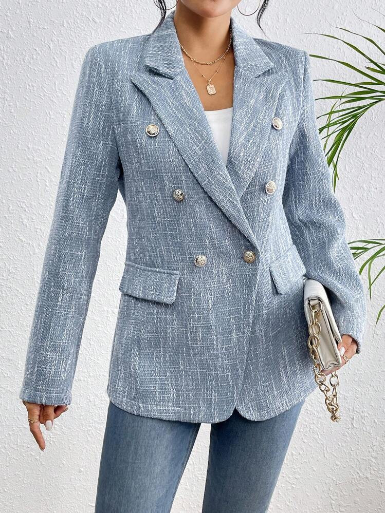 Rafferiza Elegante Chaqueta De Traje De Moda Para Mujer Para La Mujer Que Trabaja En Oficina | SHEIN