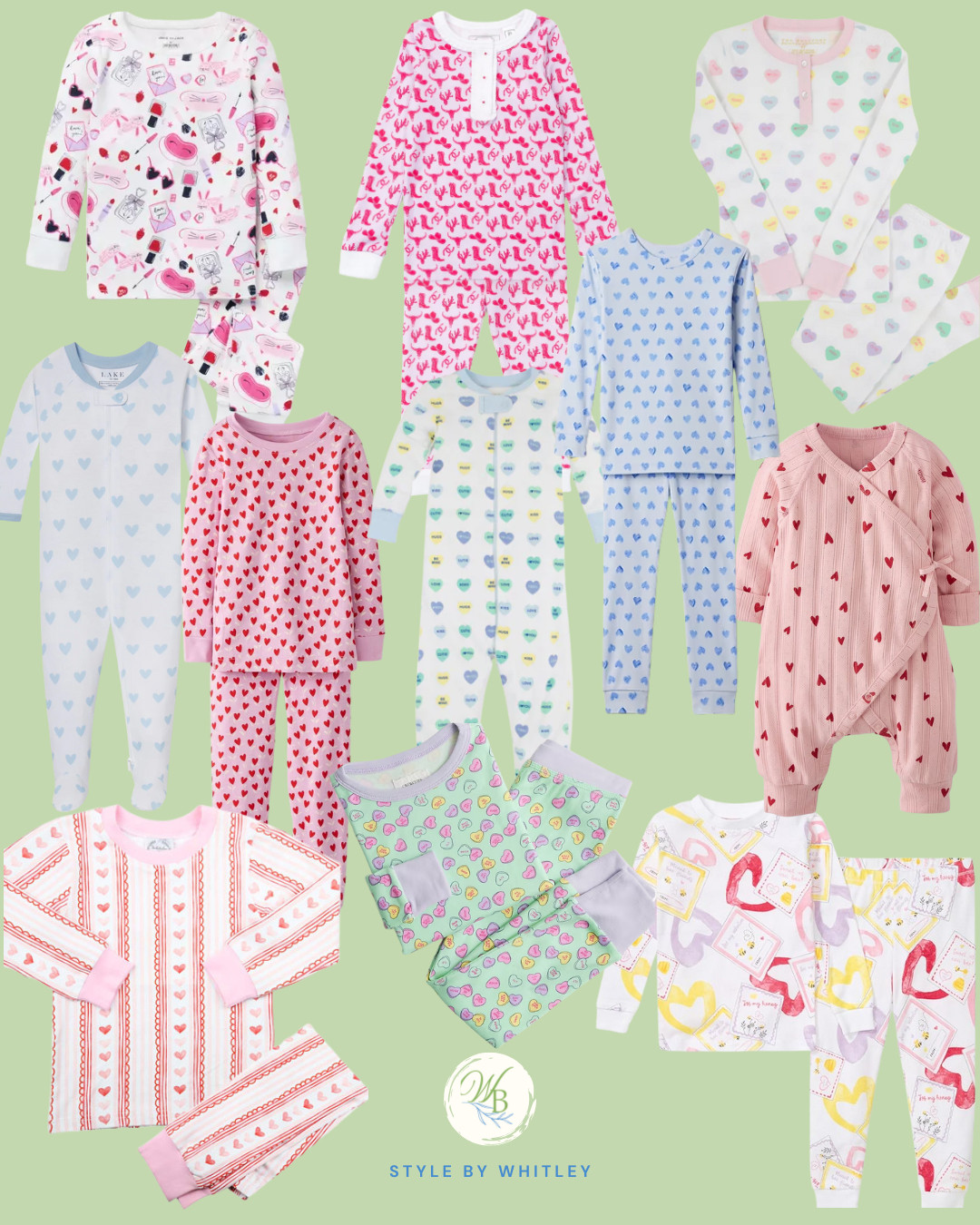 Valentine's PJs for the Littles. 

 #LTKSeasonal #LTKBaby #LTKKids