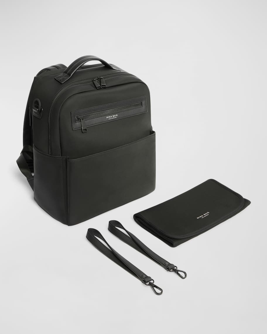 Mina Baie Noah Nylon Bundle Diaper Backpack | Neiman Marcus