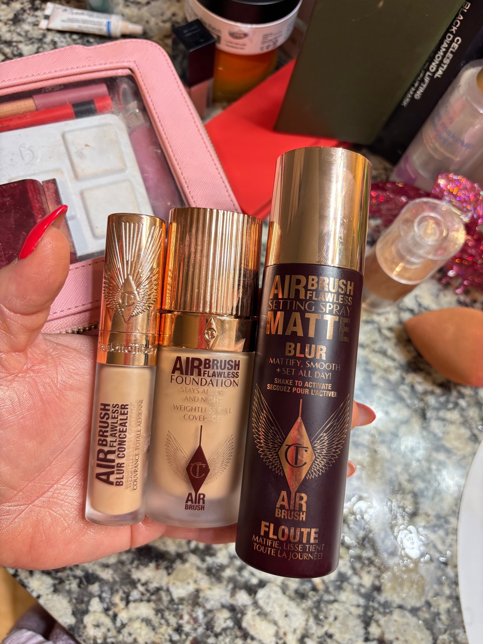 My charlotte tilbury trio


✨ Flawless Skin Combo I’m OBSESSED with ✨

If you’ve been looking for that smooth, airbrushed finish… this trio is IT. I’ve been using the Charlotte Tilbury concealer, foundation, and setting spray, and my makeup has never looked better 😍

The foundation gives the most beautiful, skin-like glow while still having amazing coverage (no cakey look 🙌). The concealer brightens everything up and blends like a dream—perfect for under eyes and spot coverage. And the setting spray?? LOCKS everything in all day while giving that soft-focus, filtered finish ✨

This combo has been my go-to for long days, events, and anytime I want that flawless glam that still looks natural 💖

Shop everything linked here on my LTK! 🛍️

#LTKbeauty #CharlotteTilbury #FlawlessSkin #MakeupRoutine #BeautyFinds #GlamMakeup #MakeupObsessed #SephoraFinds #UltaBeauty #FullCoverage #MakeupMustHaves


⭐️⭐️⭐️⭐️

#LTKgrwm #LTKWedding #LTKBeauty