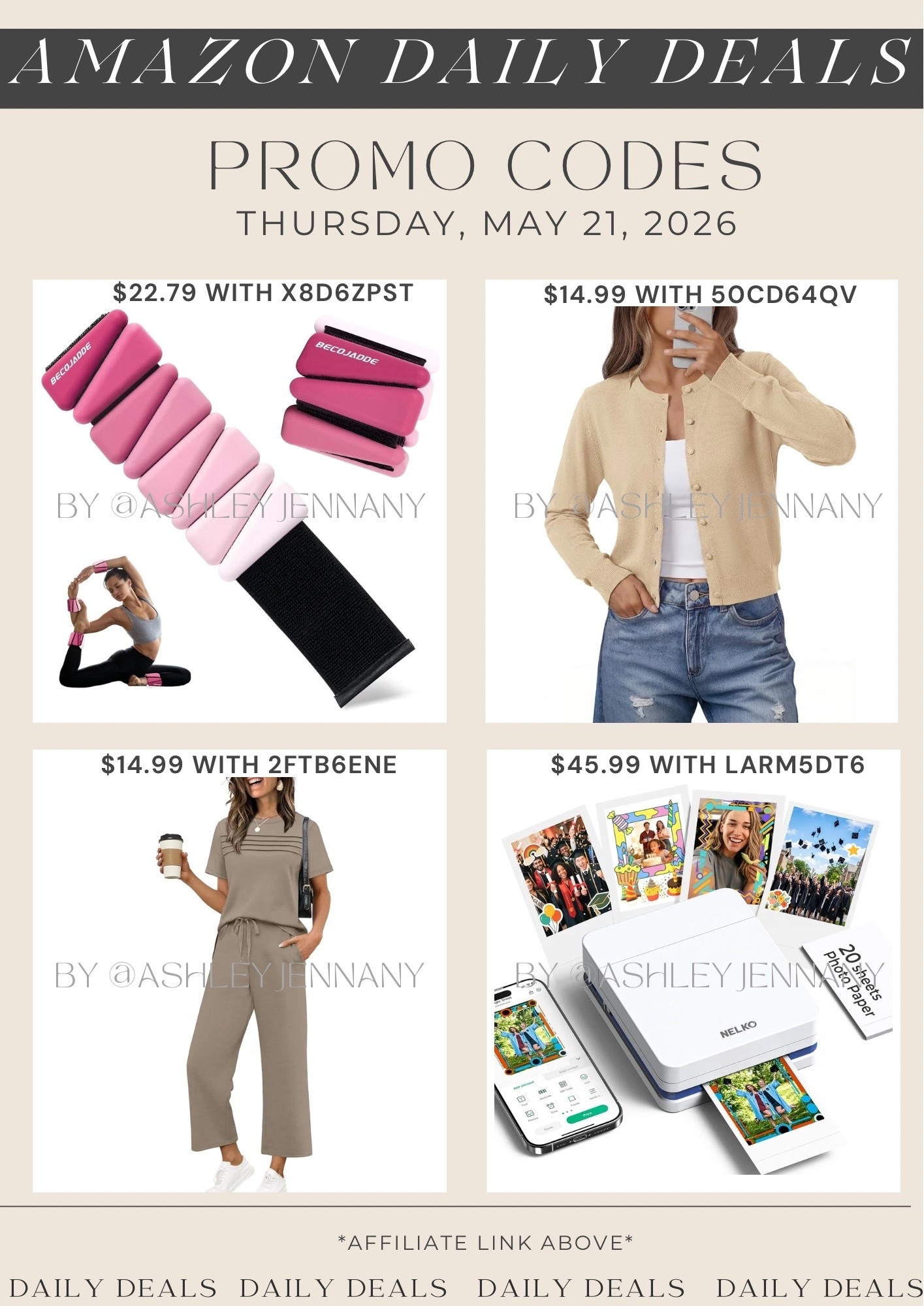 Amazon deals

#LTKfitnessgoals #LTKSaleAlert #LTKMidsize