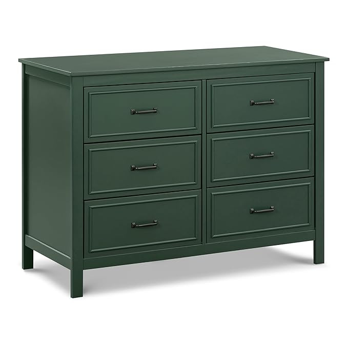 DaVinci Charlie 6-Drawer Double Dresser in Forest Green | Amazon (US)