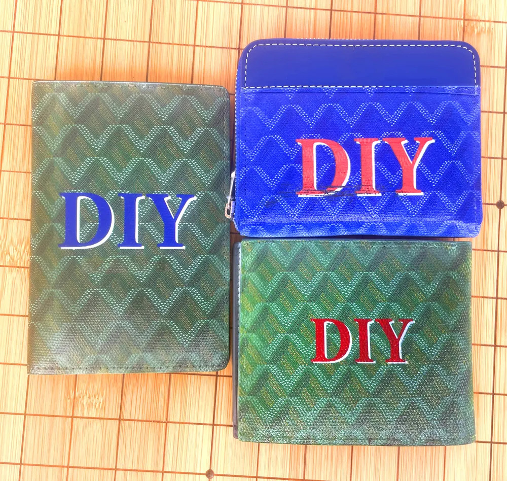 Coin Purses Wallets men women high quality Holders cowhide ID Card Holder With Box DIY Do It Your... | DHGate