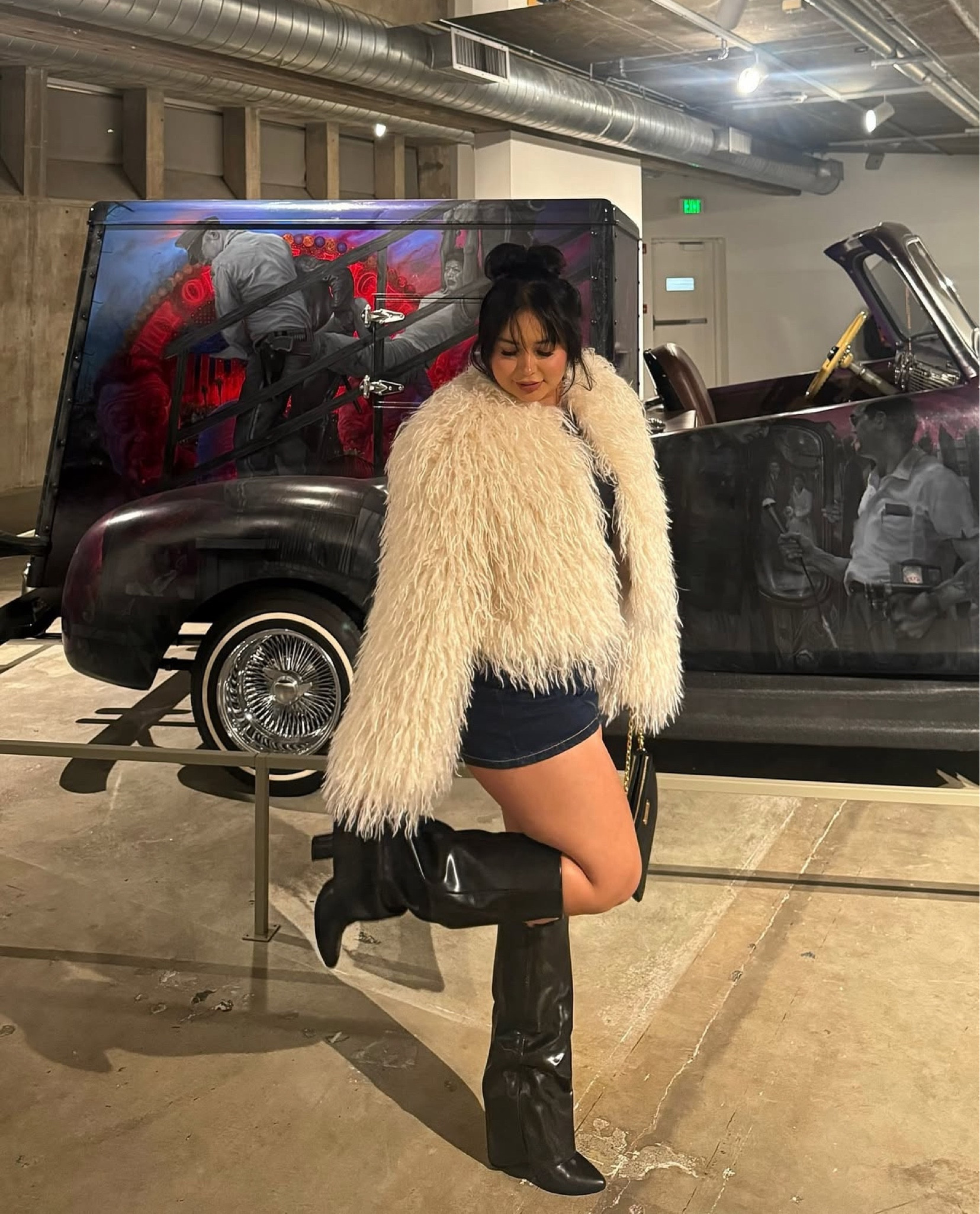 Who else is obsessed with dramatic jackets 😍

Jacket & skirt: From ZARA, But i found cheaper alternatives for yall 🩷🩷
Boots: JustFab, but linked identical ones from Macy’s 🖤✨

#LTKFindsUnder100 #LTKStyleTip #LTKHoliday