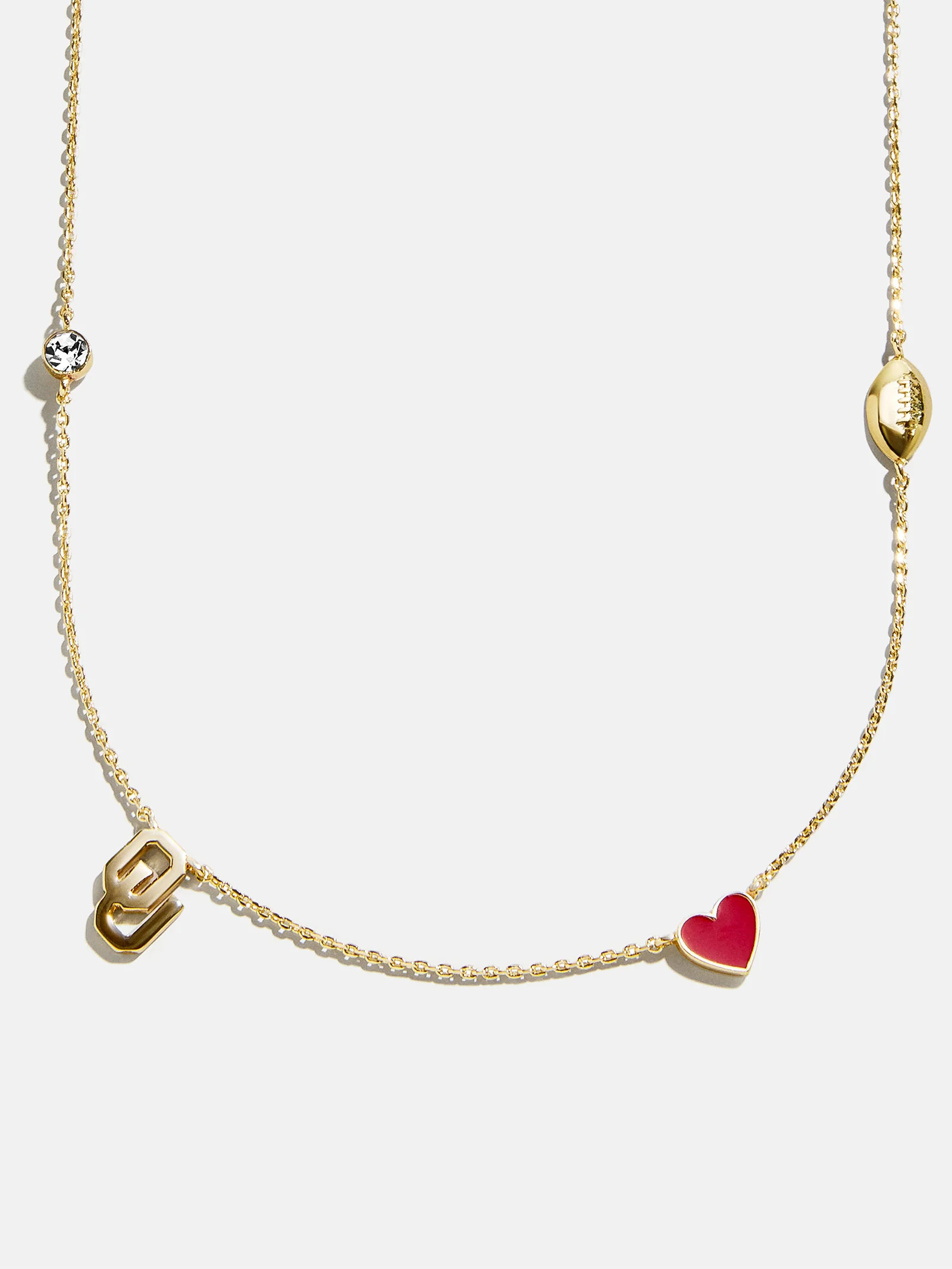 University of Oklahoma Spaced Charm Necklace - University of Oklahoma | BaubleBar
