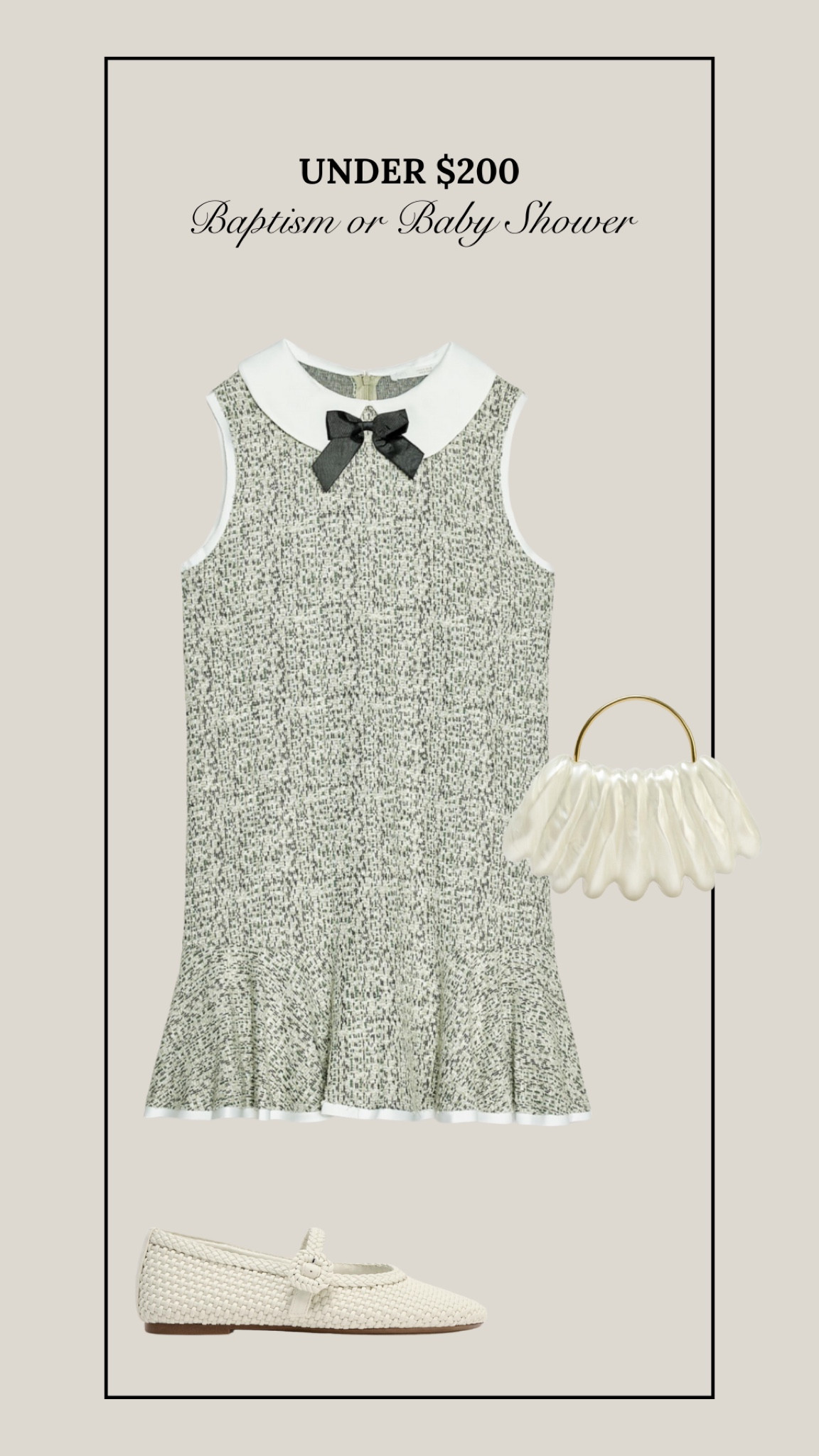 Under $200 outfit for a Baptism or Baby Shower! 

#LTKBaby #LTKStyleTip #LTKFindsUnder100