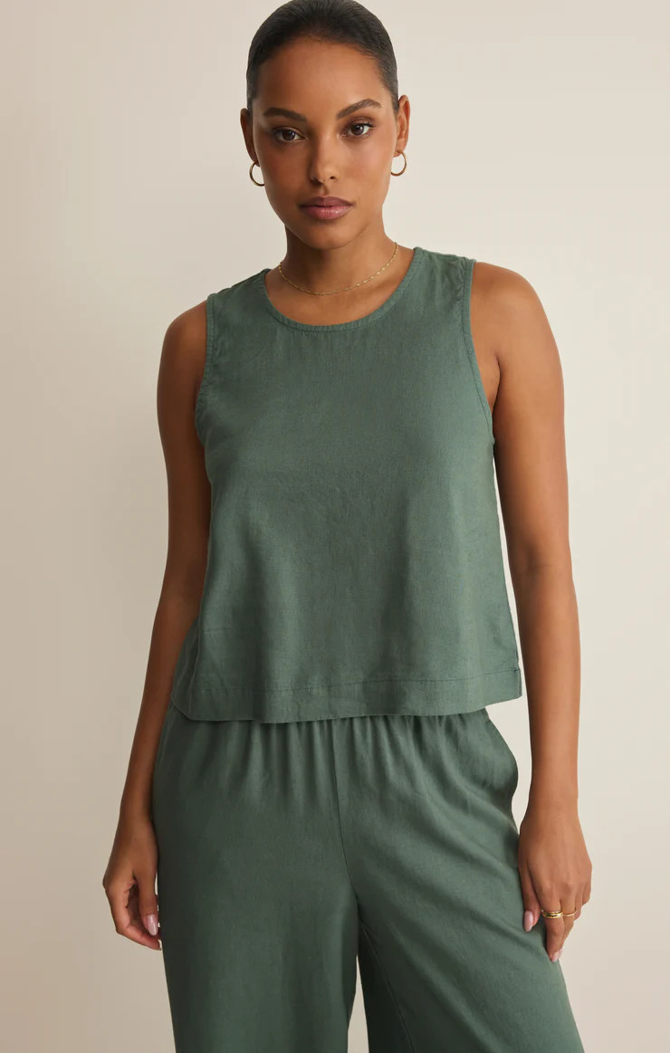 Sloane Linen Cropped Tank | Z Supply