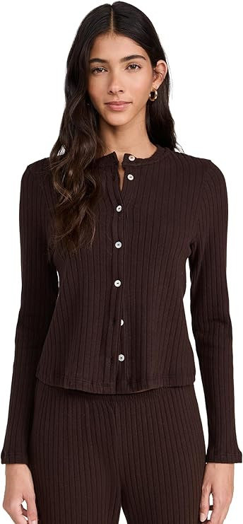 DONNI. Women's The Sweater Rib Cardi | Amazon (US)