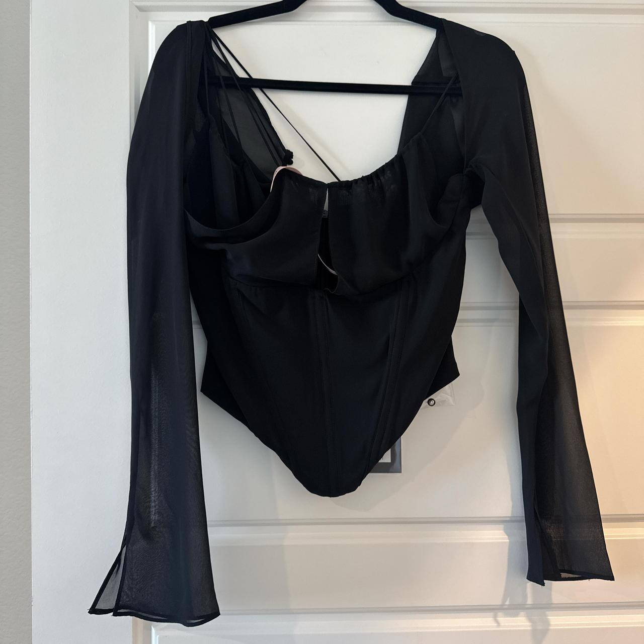 House of CB Women's Corset - Black - M | Depop US