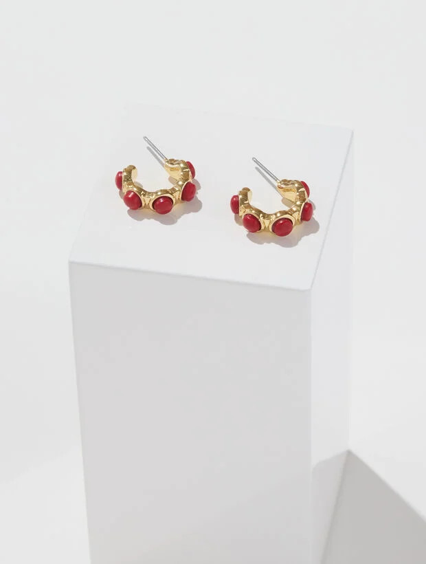 Semiprecious Hoop Earrings | Talbots