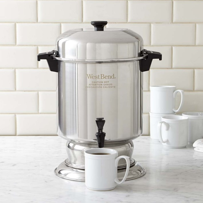 West Bend 55-Cup Stainless-Steel Coffee Maker | Williams-Sonoma