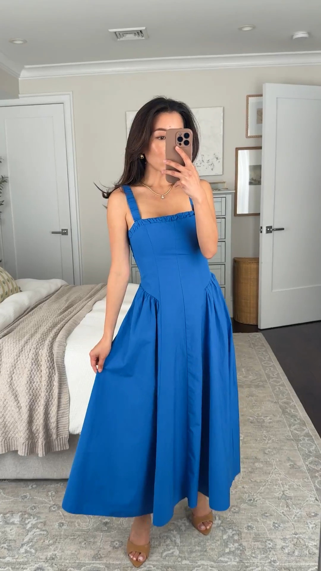 Last day of sale. The stripes and black/white colorways are also so cute! 
• Dress size XXs petite. TTS. 100% cotton with adjustable (via button) straps, pockets.
• Mango heels 5. 

Spring summer event dresses, summer wedding guest dress , vacation outfits , Abercrombie sale

#LTKPetite #LTKWedding #LTKSaleAlert