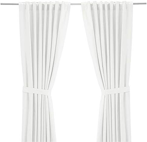 IKEA Ritva White Curtain Set - Size: 57 x 98 (1, White) | Amazon (US)