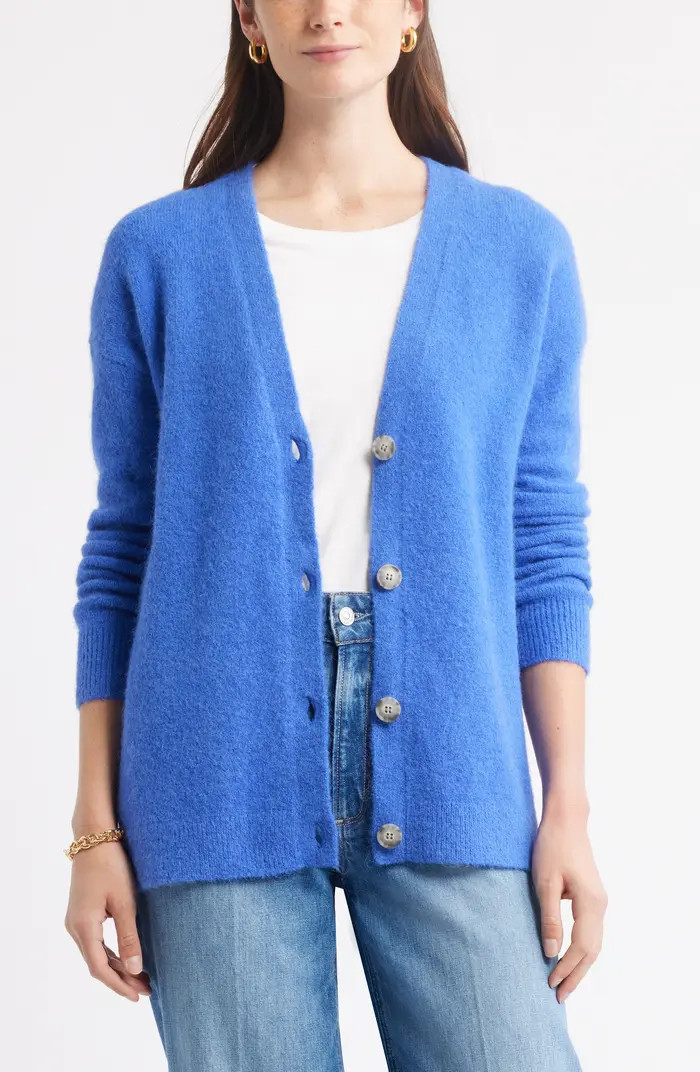 Caslon® Alpaca Blend Cardigan | Nordstrom | Nordstrom