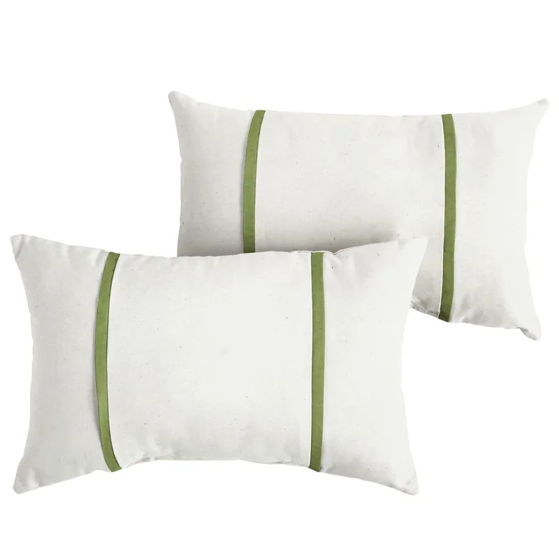Furston Striped Indoor/Outdoor Throw Pillow (Set of 2) | Wayfair North America