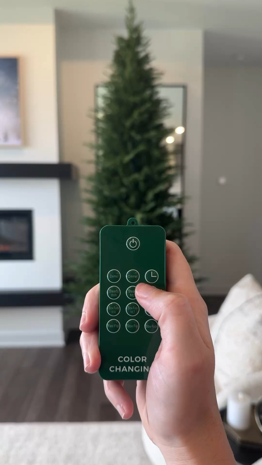 There’s a reason this Twinkle Christmas tree went viral 🎄

Mine is the 9ft slim (I have 10 ft ceilings)

No fluffing required—just super full, real-feel branches with micro lights. It even comes with a remote featuring a timer, dimmer, and multiple light settings (warm + color!). Available in 4 different sizes in both full and slim, it’s the tree that sells out every year.