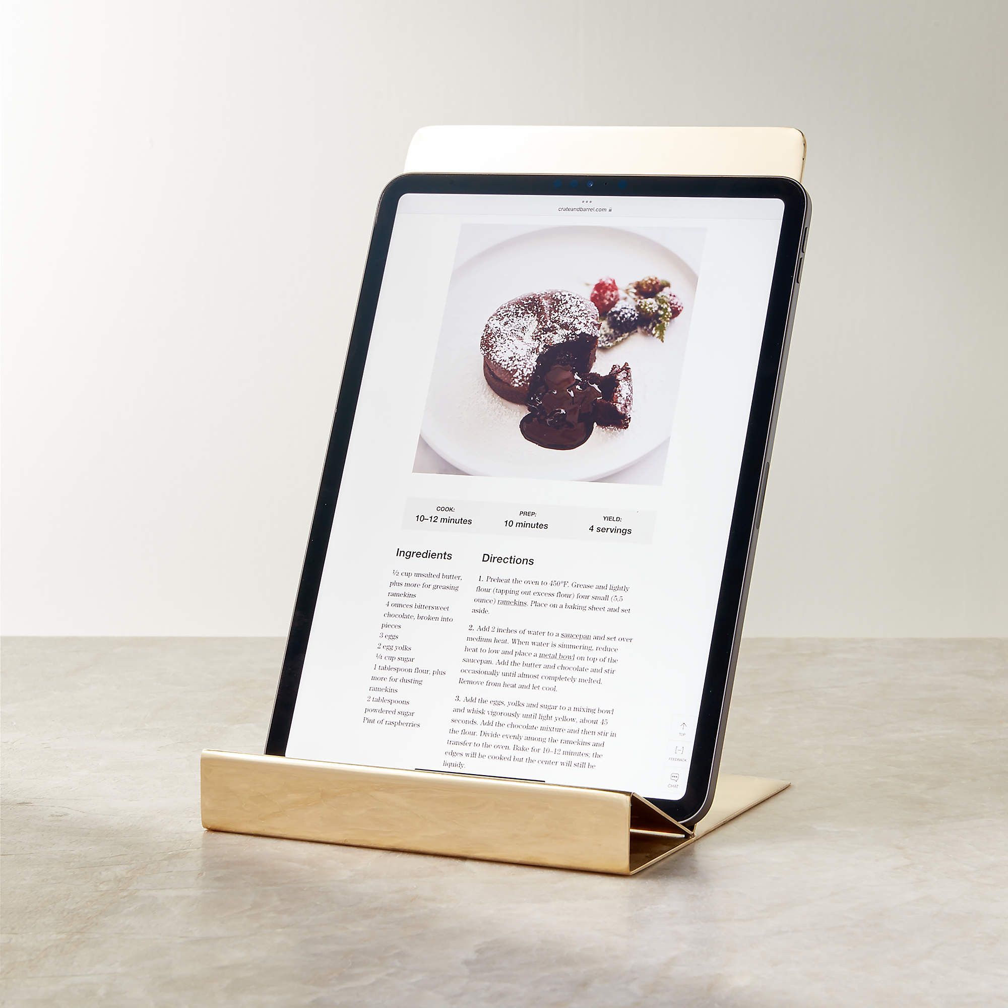 Modern Brass Book Display Stand + Reviews | CB2 | CB2