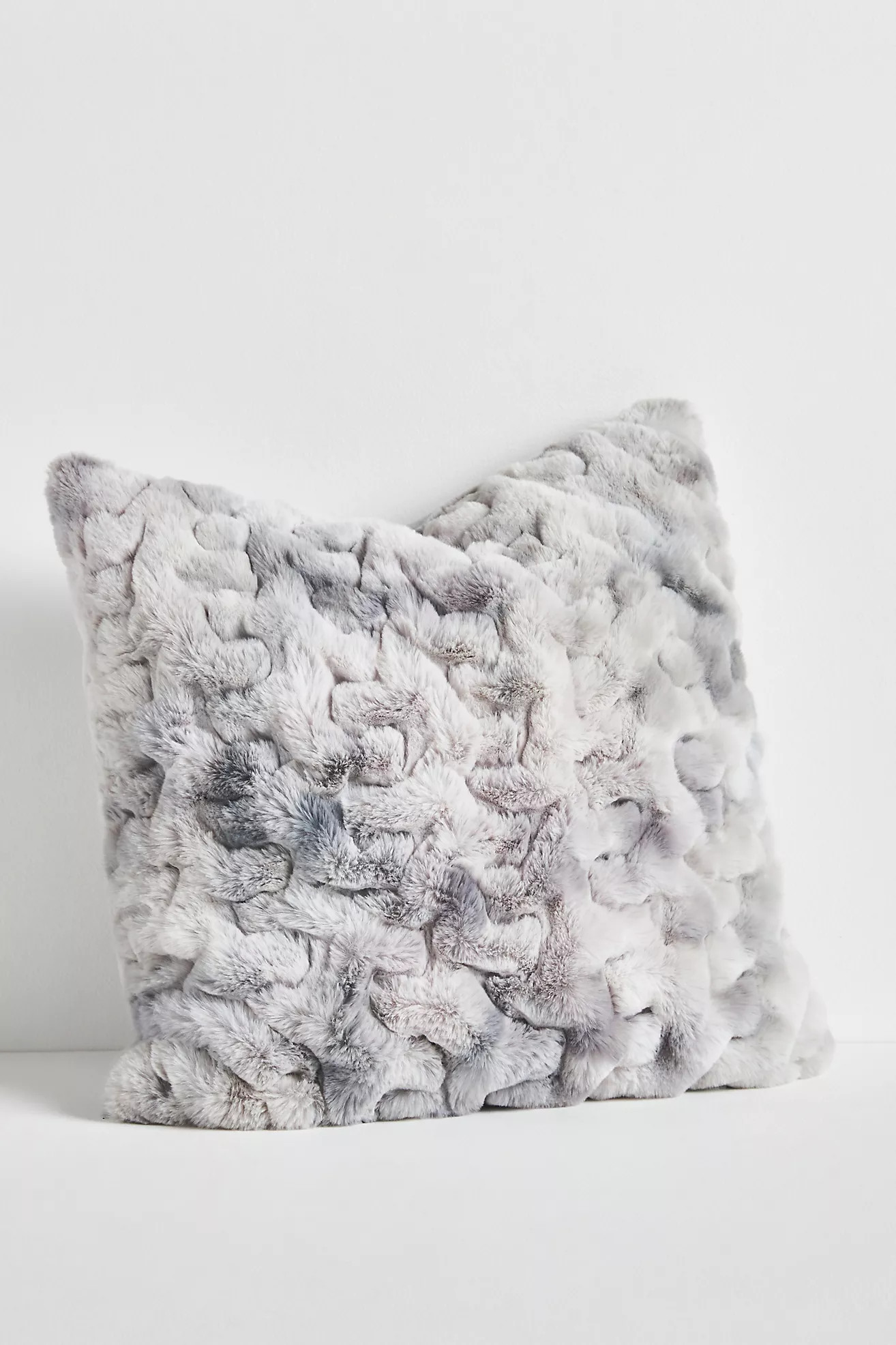 Luxe Sculpted Faux-Fur Pillow | Anthropologie (US)