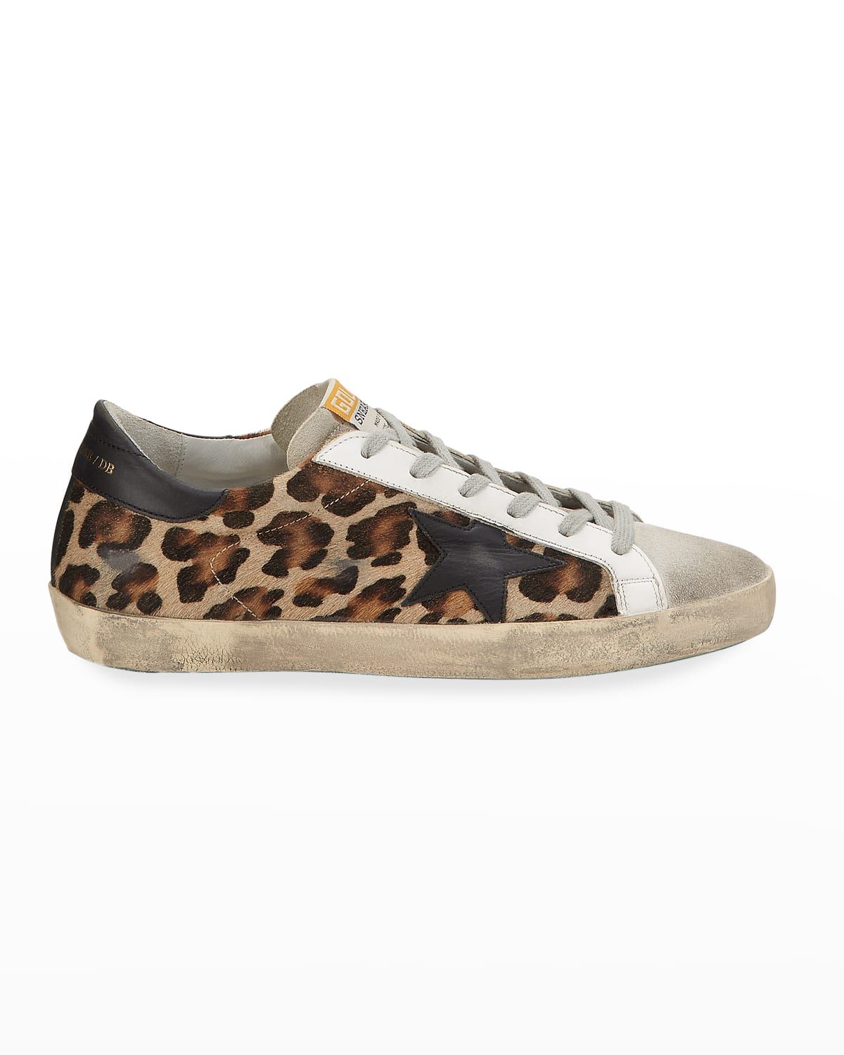 Superstar Leopard Calf Hair Sneakers | Neiman Marcus