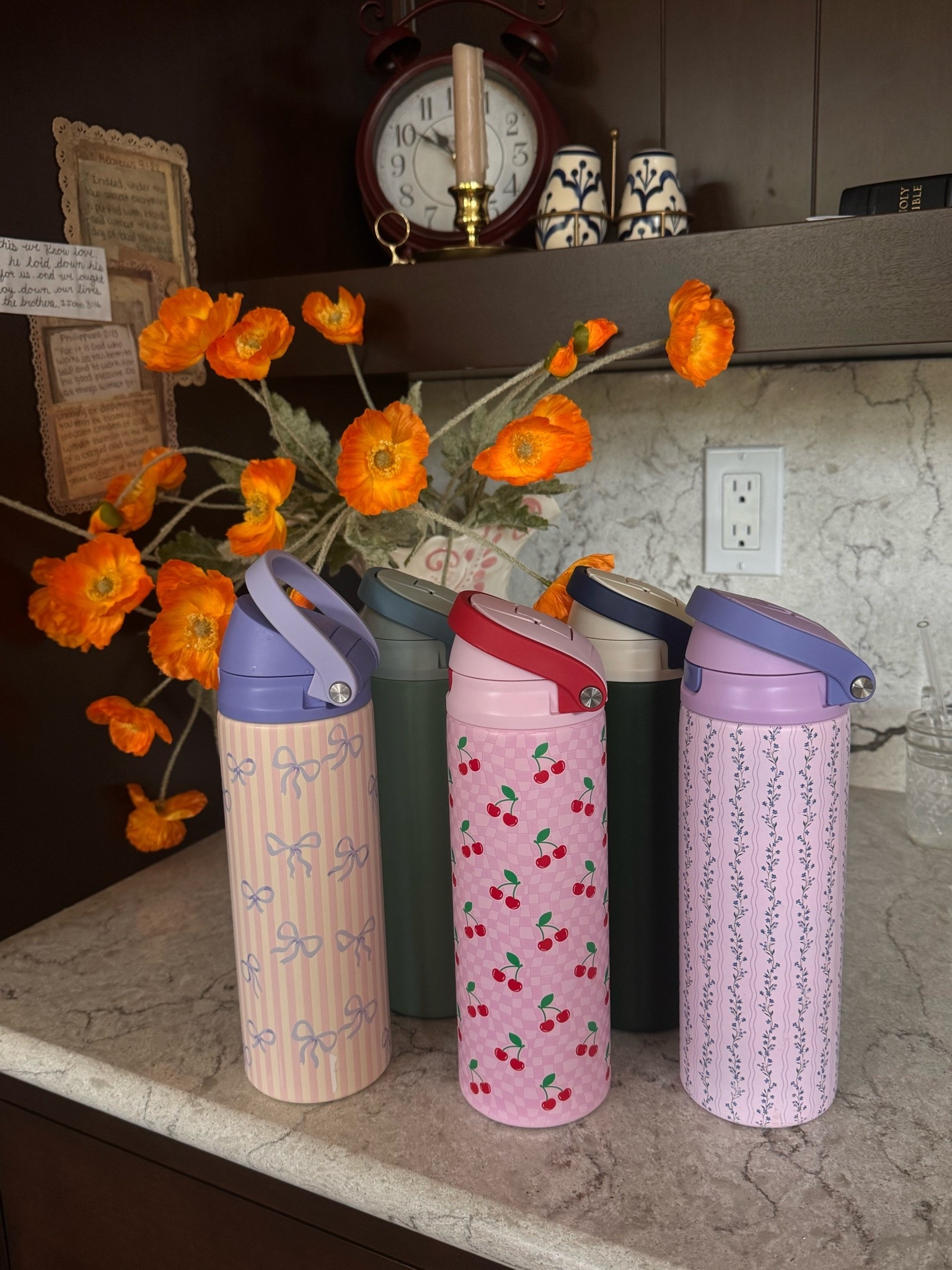These TAL water bottles from Walmart have seriously become a staple in our home lately. My kids are obsessed with all the fun prints and colors, and I love that they actually keep drinks cold all day long. They’re perfect for spring and summer, road trips, sports, church, homeschool days, basically everything 😂 I linked all our favorite colors and prints here because there are SO many cute options right now!

#LTKmomlife #LTKSeasonal #LTKKids