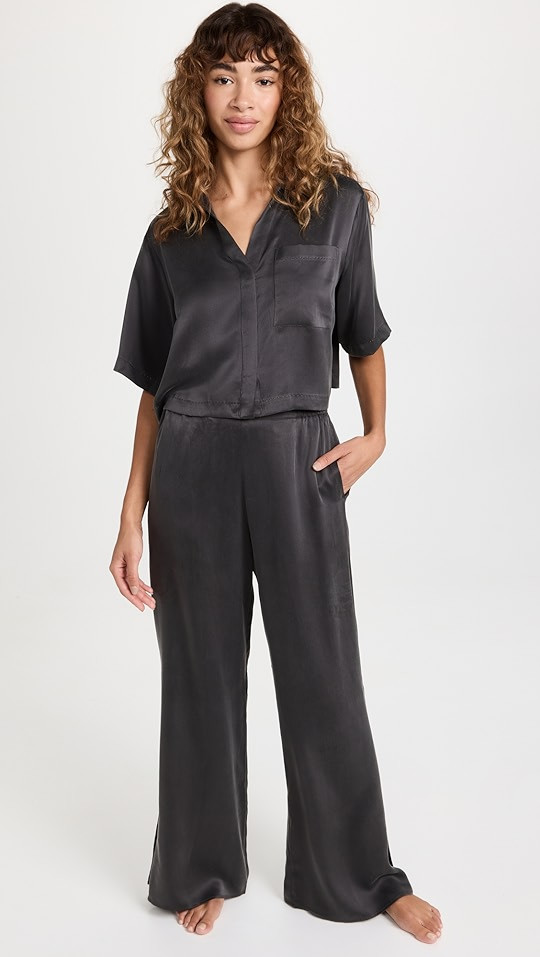 Lunya Washable Silk High Rise Pant Set | SHOPBOP | Shopbop