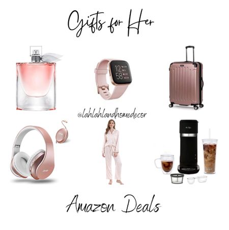 Gifts for her 🎁 Holiday shopping ideas for women | perfume | watch | luggage | headphones | pjs | coffee maker | Gift guide 

#LTKGiftGuide #LTKfamily #LTKHoliday