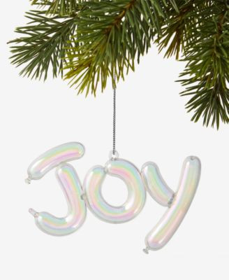 Pastel Shine Iridescent Joy Ornament, Macy's Exclusive | Macy's