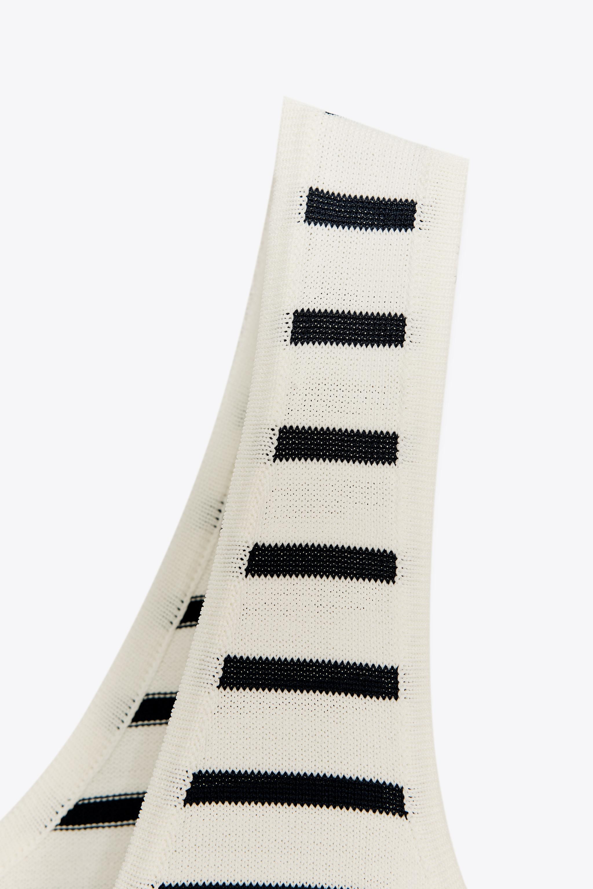 STRIPED KNIT TOP | Zara UK