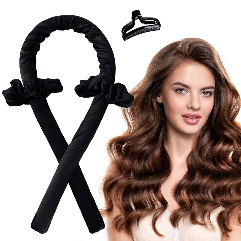 Heatless Hair Curling Rod Headband for Long Hair, No Heat Hair Curler Rollers Set can Sleep in Ov... | Walmart (US)