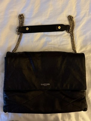 Lanvin Medium Sugar Quilted Lambskin Shoulder Bag | eBay US