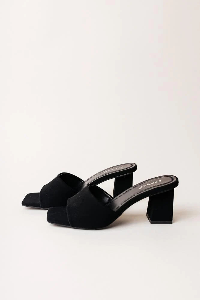 Leila Heeled Sandals in Black - böhme | Böhme US