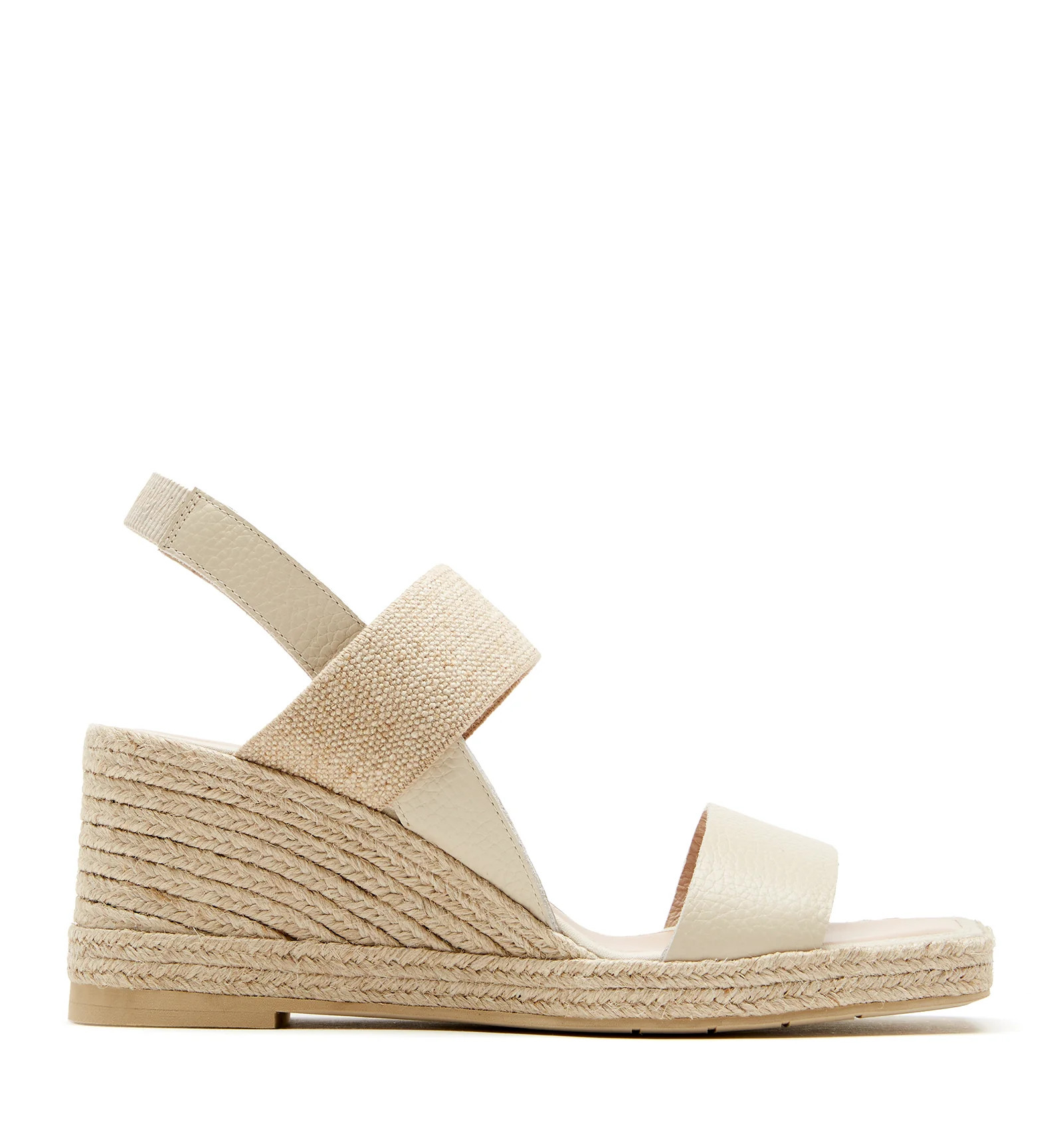 ROSEMARY LEATHER WEDGE SANDAL | La Canadienne