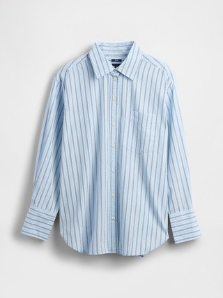 Organic Cotton Poplin Big Shirt | Gap (US)