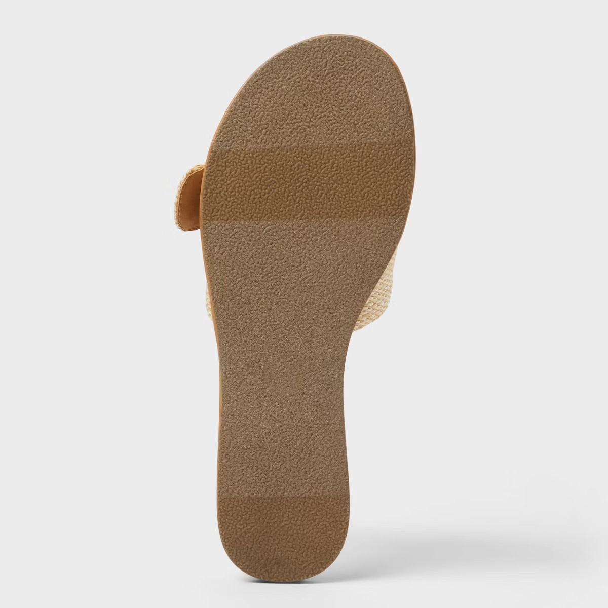 Women's Nesryn Raffia Shell Ornament Slide Sandals - Universal Thread™ Tan | Target