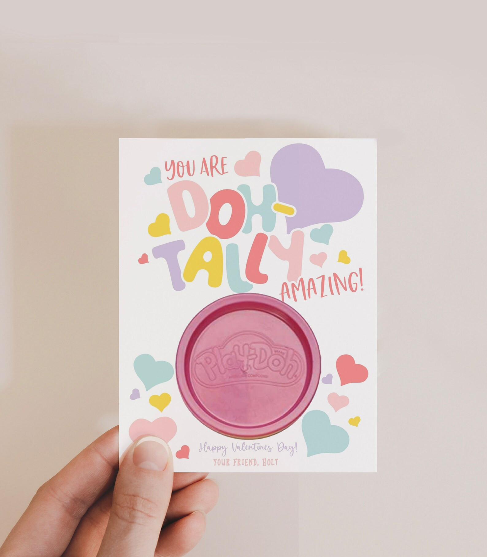 Playdoh Valentine Card Printables, Classroom Kids Valentine Gifts, You Are Doh Best, Playdoh Puns... | Etsy (US)
