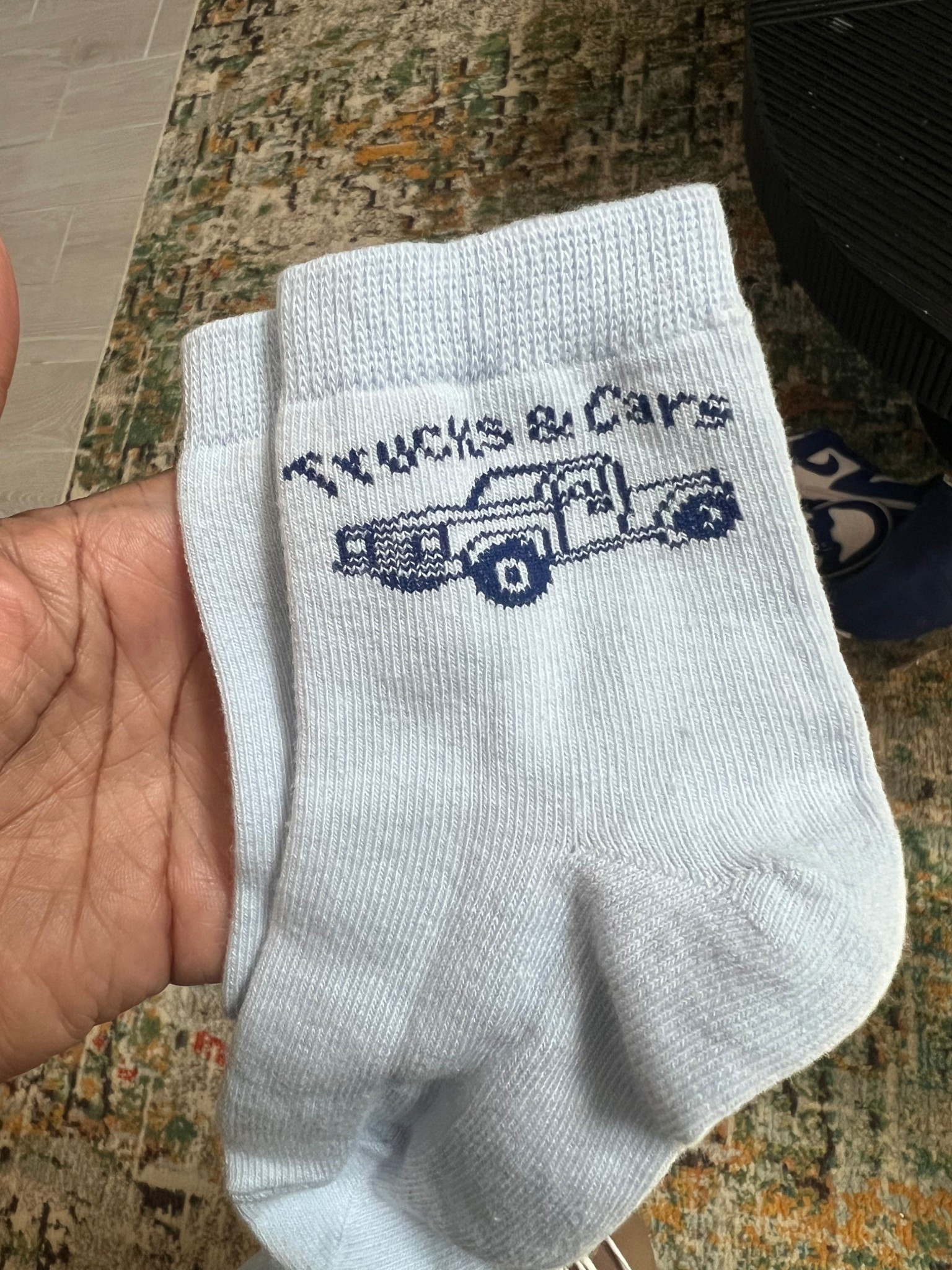 Cutest little socks 🥹💙 #boymom #toddlersocks